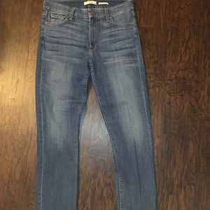 JEN7 by 7 For All Mankind Straight Crop & Roll